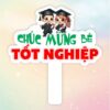 Hashtag cầm tay chúc mừng bé tốt nghiệp
