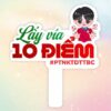 Hashtag cầm tay xin vía điểm 10