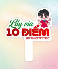 Hashtag cầm tay xin vía điểm 10