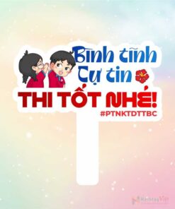 Hashtag cầm tay bình tĩnh tự tin thi tốt nhé
