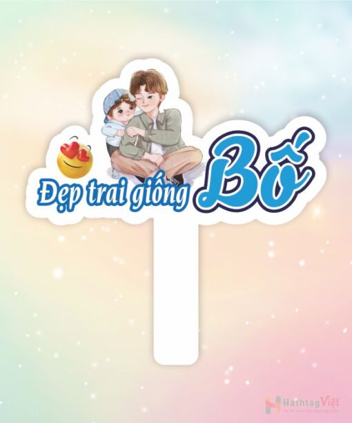 Hashtag cầm tay đẹp trai giống bố - Hình ảnh 2