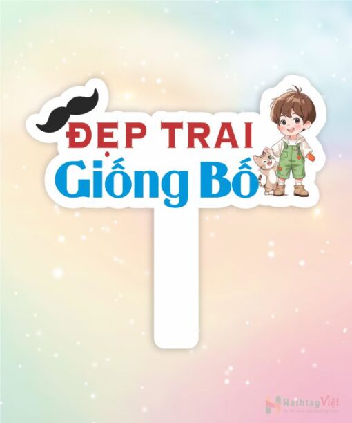 Hashtag cầm tay đẹp trai giống bố - Hình ảnh 3