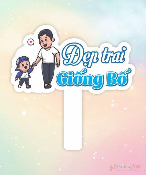 Hashtag cầm tay đẹp trai giống bố - Hình ảnh 4