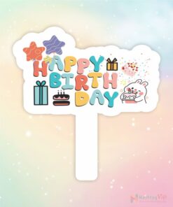 Hashtag cầm tay happy birthday