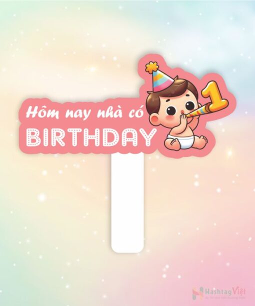 Hashtag cầm tay hôm nay nhà có sinh nhật - Hình ảnh 2