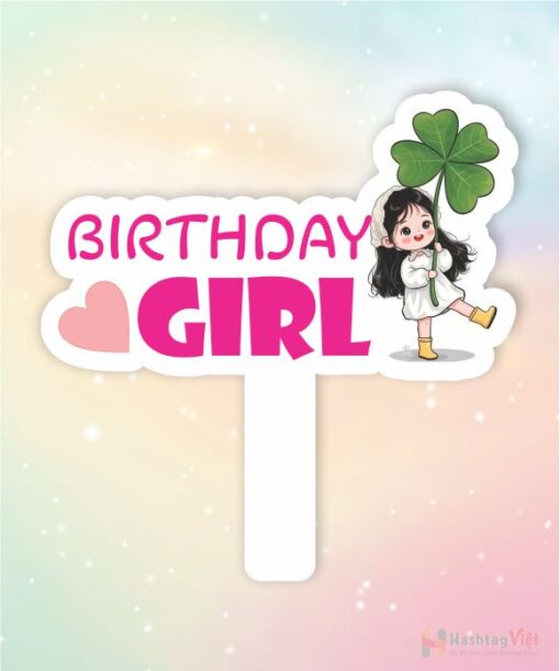 Hashtag cầm tay birthday girl/ boy - Hình ảnh 3