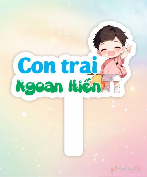 Hashtag cầm tay con trai ngoan hiền