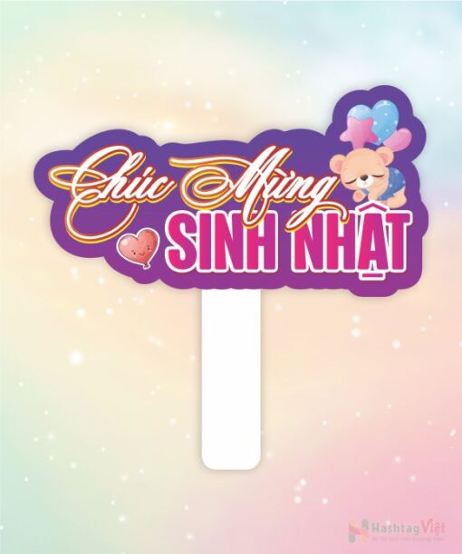 Hashtag cầm tay chúc mừng sinh nhật - Hình ảnh 2