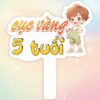Hashtag cầm tay cục vàng 5 tuổi