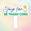 Hashtag cầm tay sáng tạo để thành công