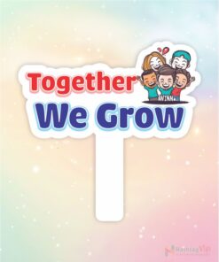Hashtag cầm tay together we grow