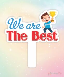 Hashtag cầm tay we are the best