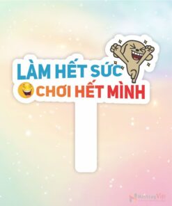 Hashtag cầm tay làm hết sức chơi hết mình