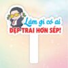 Hashtag làm gì có ai đẹp trai hơn sếp