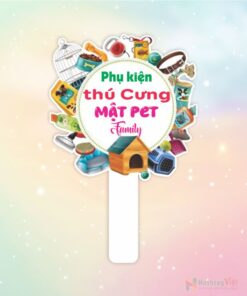 Hashtag cầm tay Mật pet Family