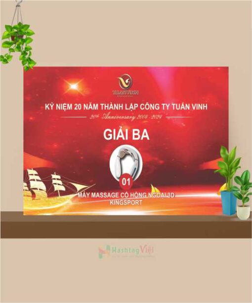 Bảng trao giải thưởng công ty Tuấn Vinh - Hình ảnh 2