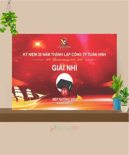 Bảng trao giải thưởng công ty Tuấn Vinh - Hình ảnh 3