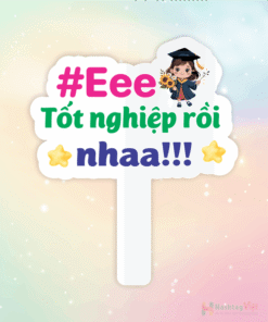 Hashtag bé tốt nghiệp rồi nè