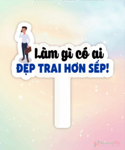 Hashtag làm gì có ai đẹp trai hơn sếp