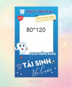 Khung check in thương hiệu Như Ý dental