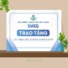 Bảng trao tặng liệu trình bổ sung dưỡng chất công ty Smed