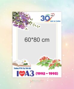 Khung check in 30 năm ngày ra trường