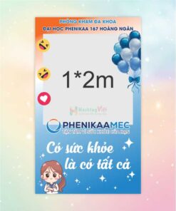 Khung check in phòng khám đa khoa Phenika