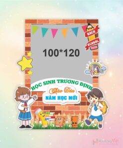 Khung check in chào đón năm học mới