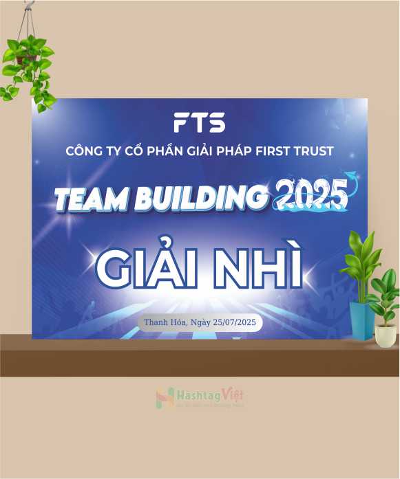 Bảng trao giải thưởng team building - Ảnh 2