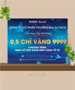 Bảng tri ân khách hàng công ty CPTM ALTACO