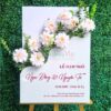 Bảng cổng cưới cắm hoa
