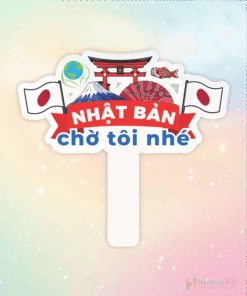 Hashtag cầm tay Nhật Bản chờ tôi nhé