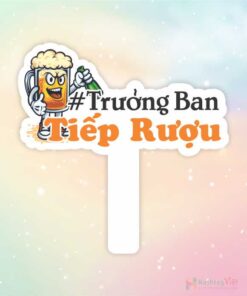 Hashtag cầm tay trưởng ban tiếp rượu