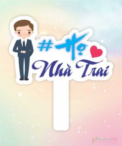 Hashtag cầm tay họ nhà trai