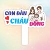 Hashtag cầm tay con đàn cháu đống