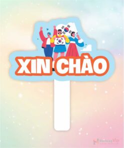 Hashtag cầm tay xin chào