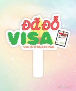 Hashtag cầm tay team đậu Visa