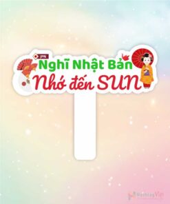 Hashtag cầm tay nghĩ Nhật Bản nhớ đến Sun