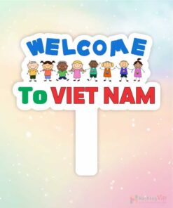 Hashtag cầm tay welcome to Việt Nam