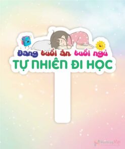 Hashtag cầm tay đang tuổi ăn tuổi ngủ tự nhiên đi học
