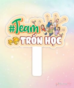Hashtag cầm tay team trốn học