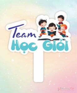 Hashtag cầm tay team học giỏi