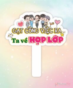 Hashtag cầm tay gạt công việc ra ta về họp lớp