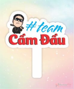 Hashtag cầm tay team cầm đầu