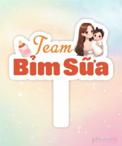 Hashtag cầm tay team bỉm sữa