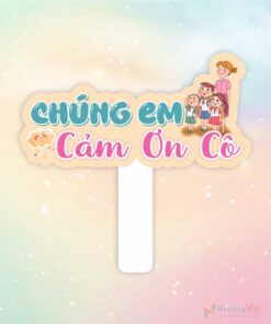 Hashtag cầm tay chúng em cảm ơn cô