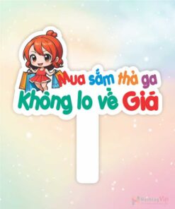 Hashtag cầm tay mua sắm thả ga không lo về giá
