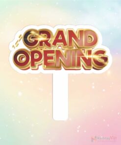 Hashtag cầm tay grand opening