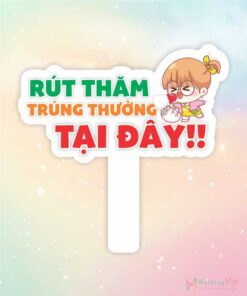 Hashtag cầm tay rút thăm trúng thưởng tại đây