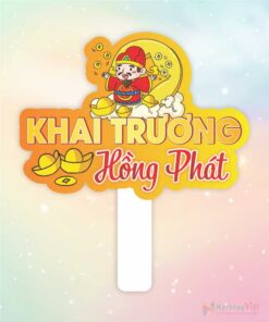 Hashtag cầm tay khai trương hồng phát